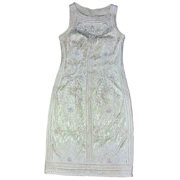 Sue Wong Nocturne Dress Soutache Embroidered Lace - Picture 7 of 16